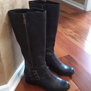 Bandilino Carsonia Brown Leather Riding Boots sz 9